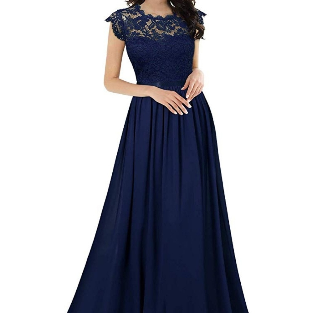 SALE omen's Formal Lace Evening Party Maxi Dres